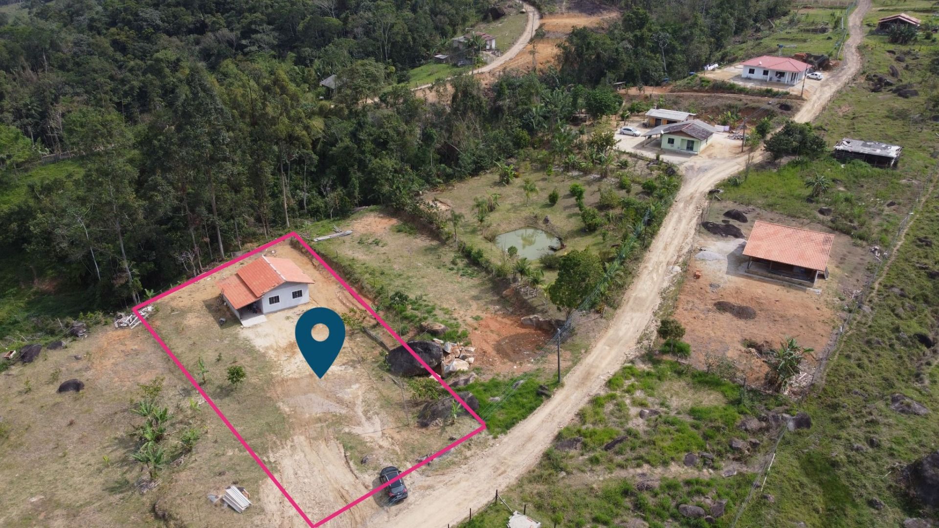 Sítio com excelente localização no bairro Timbé em Tijucas