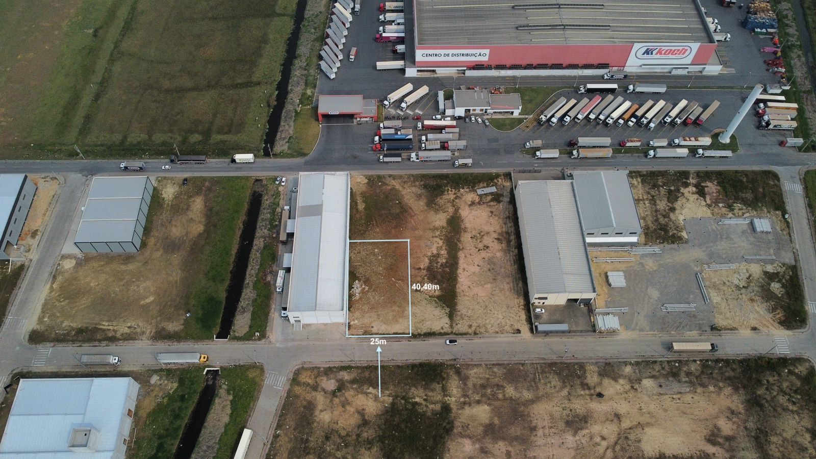 Excelente terreno industrial à venda no bairro Santa Luzia em Tijucas/SC.